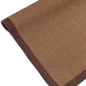 Tappeto in fibra naturale marrone 90x150