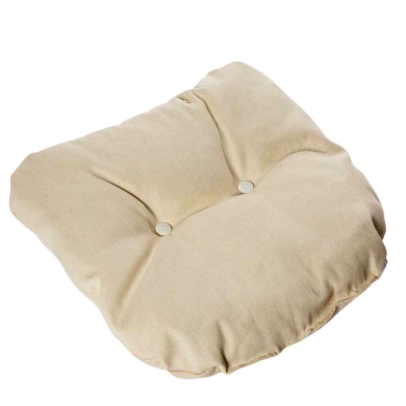 Cuscino per seduta ecrù 45x45
