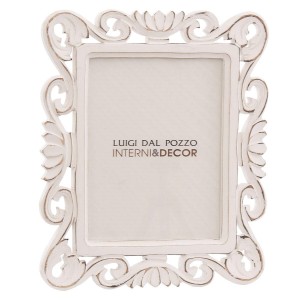 Portafoto bianco intagliato 48x60