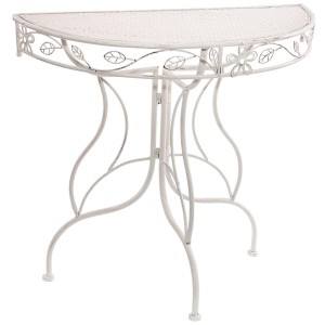 Consolle in metallo bianco 80X36H74