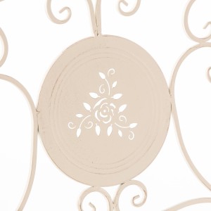 Sedia in metallo bianco 58X45H90