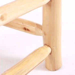 Sgabello impagliato in legno 35X35H72