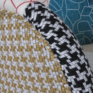 Poltrona tessuto patchwork 60X60H78