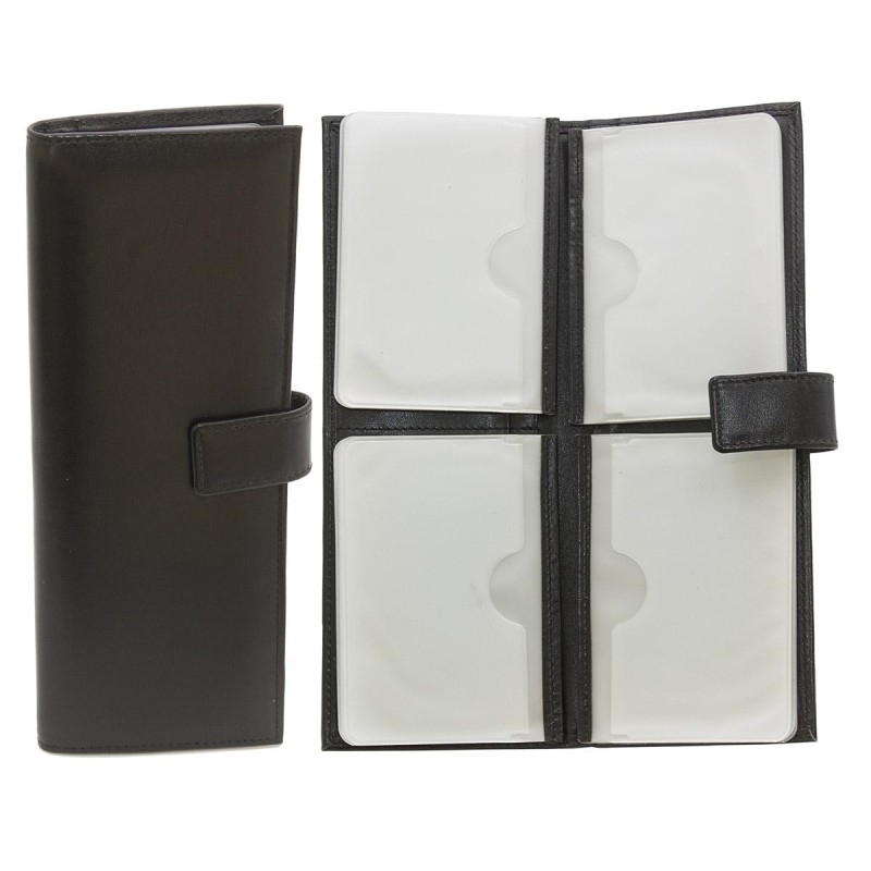 Portacarte nero 8x21