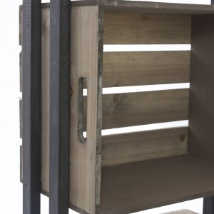 Scaffale pensile in abete 43X23H112