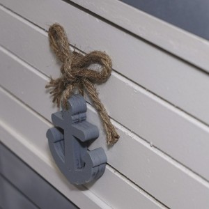 Cassettiera bicolore in abete 40X29H73
