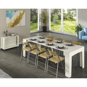 Tavolo-consolle trasformabile allungabile 90X245H75