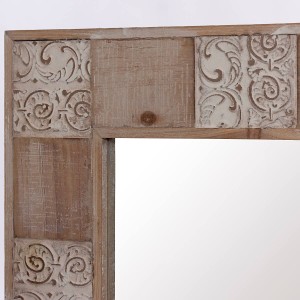Specchio in legno di abete 66x2H66