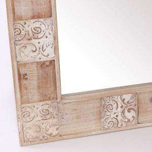 Specchio in legno di abete 66x2H66
