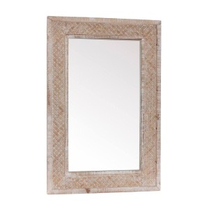 Specchio bianco intagliato 60X2.