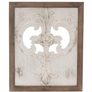 Pannello decorativo in abete intagliato 45X2H54