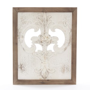 Pannello decorativo in abete intagliato 45X2H54