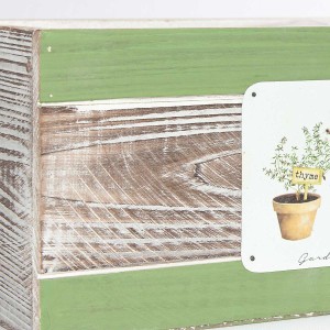 Vaschetta in legno di abete "Fresh Herbs" 33X17H14
