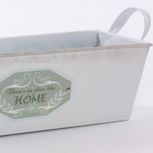 Vaschetta in in latta "Home" 29X12.