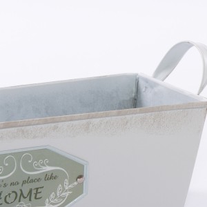 Vaschetta in in latta "Home" 29X12.