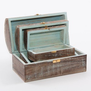 Scatola in mdf 23X15H15 in set di 3