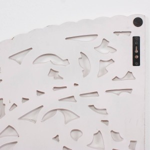Pannello decorativo in mdf bianco 120x2H150