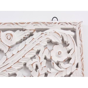 Pannello decorativo in mdf bianco 80x2H40
