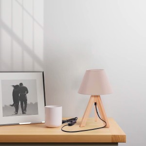 Lampada treppiede in abete 15X15H24