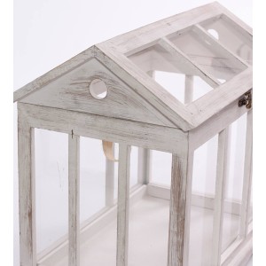 Serra bainca in legno di abete 59X44H59 in set di 3