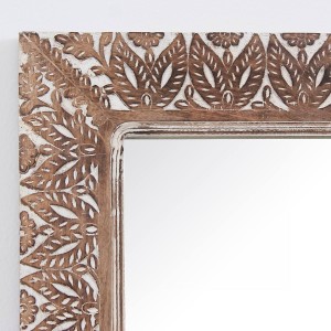 Specchio in mango intagliato 52X165