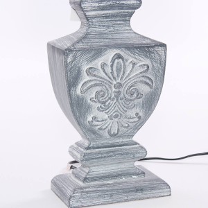 Lampada in mdf grigio 15X11H40