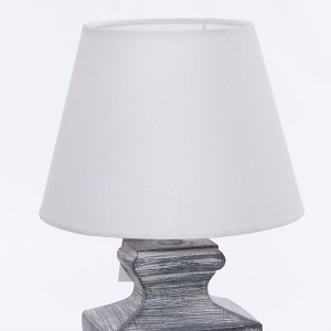 Lampada in mdf grigio 15X11H40