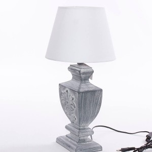 Lampada in mdf grigio 15X11H40