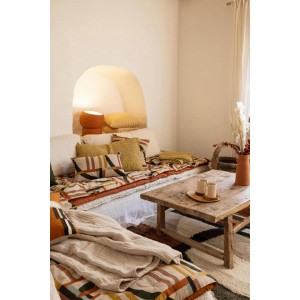 Plaid riciclato Lisa Naturel 140 X 200