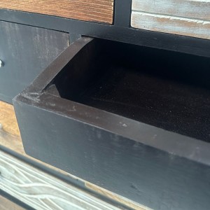 Cassettiera in mango scuro 80X40H100