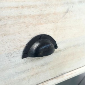 Panca con appendiabiti in mango grigio 108X45H178