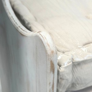 Panca con appendiabiti in mango grigio 108X45H178