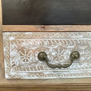 Cassettiera in mango 70X38H80