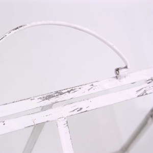 Serra in metallo bianco 35X20H24