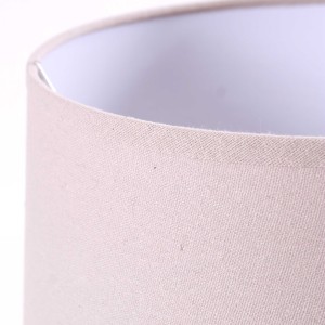 Lampada in ceramica sagomata grigia 30H50