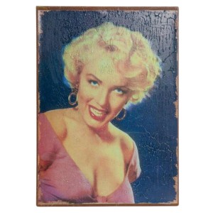 TARGA METALLO MARILYN 26X35 -