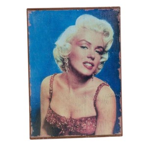 TARGA METALLO MARILYN 26X35 -