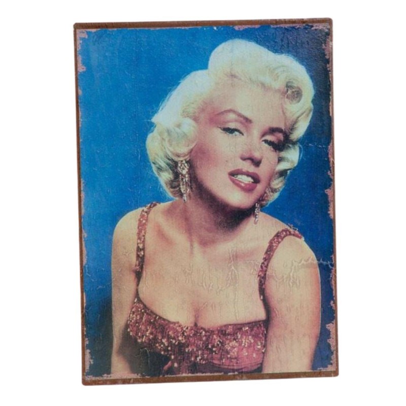 TARGA METALLO MARILYN 26X35 -