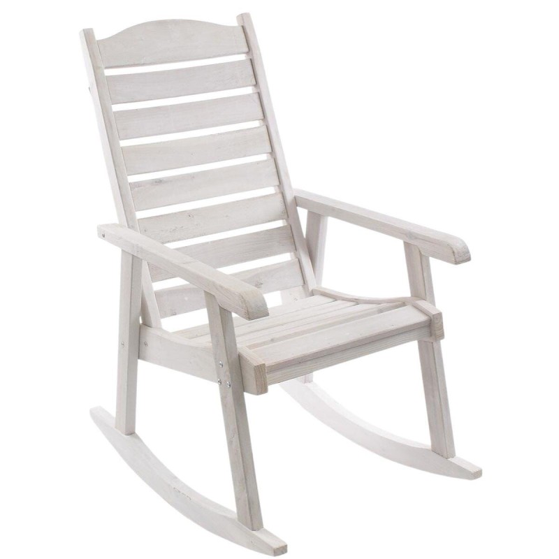 Sedia a dondolo in abete 58X99H104 Sedia a dondolo in abete 58X99H104