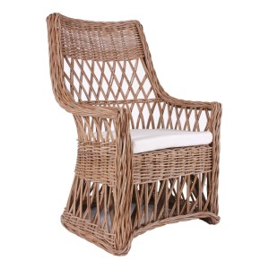 Poltrona in rattan "Istambul" 63X60X100