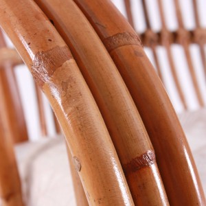 Poltrona in rattan "Brisbane" 65X75H85