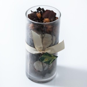 POTPOURRI VASO VETRO PROFUMAZIONE VANIGLIA CM.25 PROV.