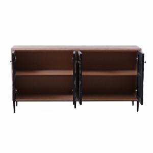 Credenza quattro ante in legno "Bangkok" 160X40H81