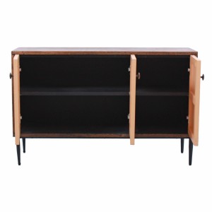 Credenza a tre ante in legno "Merida" 120X40H76
