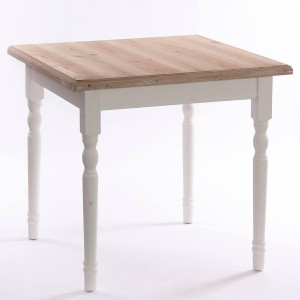 Tavolo quadrato in legno di abete 80X80H76