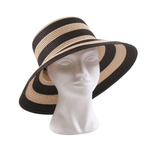 CAPPELLO BIANCO/NERO 100% CELLULOSA TESSILE TG.