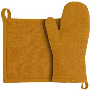 Guanto da cucina e presina riciclati Jona Ambre 15 X 30