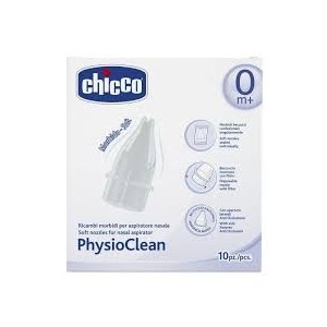 Physioclean 10 Ricambi Morbidi X Aspiratore Nasale Chicco