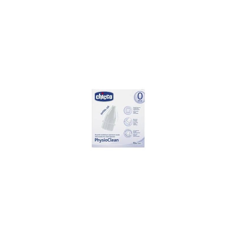 Physioclean 10 Ricambi Morbidi X Aspiratore Nasale Chicco