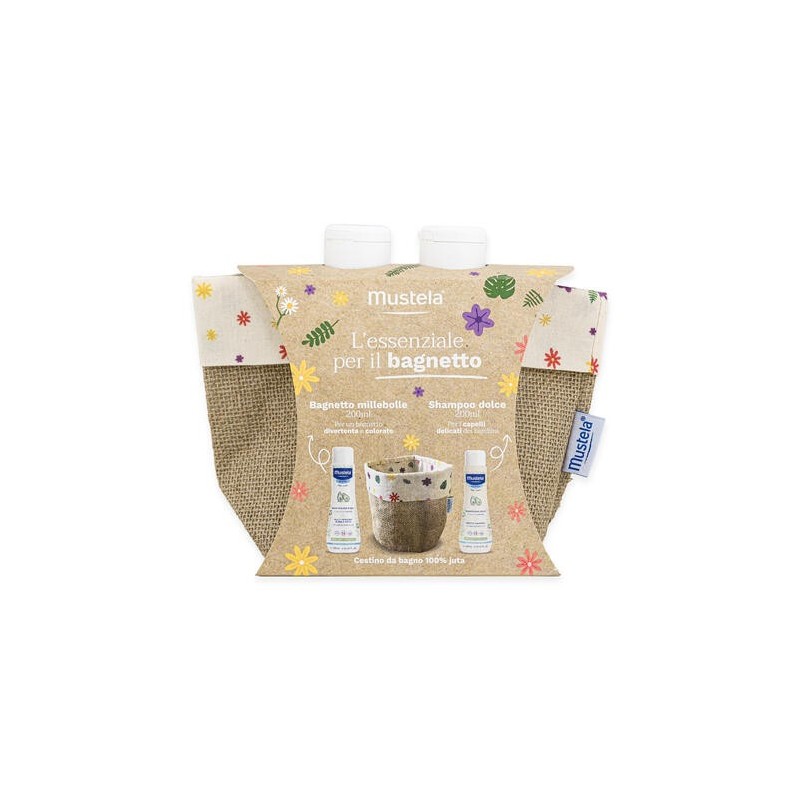 Mustela Cofanetto Essenziale Bagnetto(Bagnoschiuma+Shampoo)